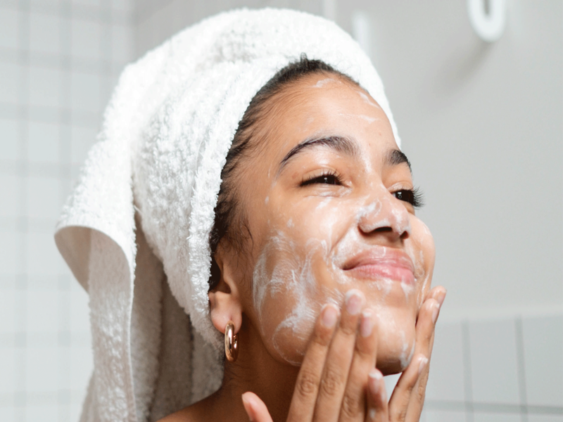 Use a Cleanser with Exfoliating Properties